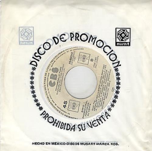 The Psychedelic Furs Angeles No Lloren - Angels Don't Cry 7" vinyl single (7 inch record / 45) Mexican FUR07AN267895