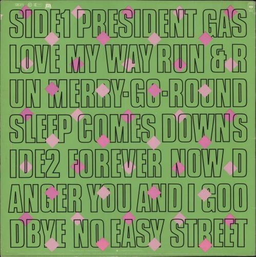 The Psychedelic Furs Forever Now - Title Stickered Sleeve vinyl LP album (LP record) UK FURLPFO730068