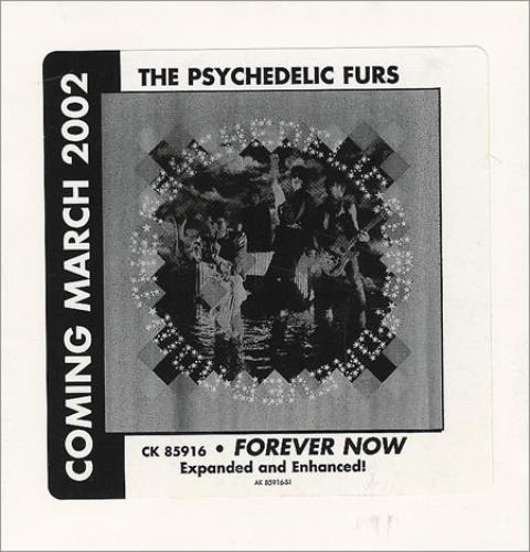 The Psychedelic Furs Forever Now CD album (CDLP) US FURCDFO216497