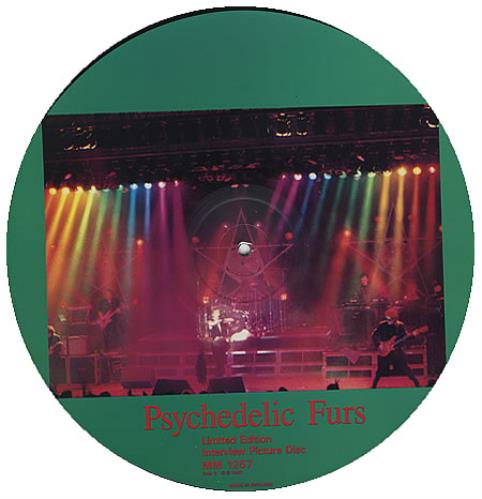 The Psychedelic Furs Interview picture disc LP (vinyl picture disc album) UK FURPDIN361036