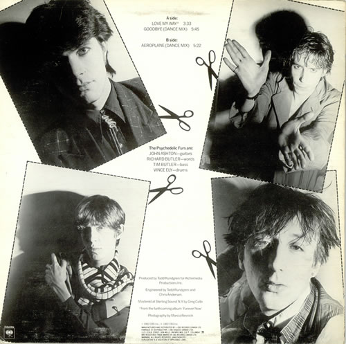 The Psychedelic Furs Love My Way 12" vinyl single (12 inch record / Maxi-single) Canadian FUR12LO184381