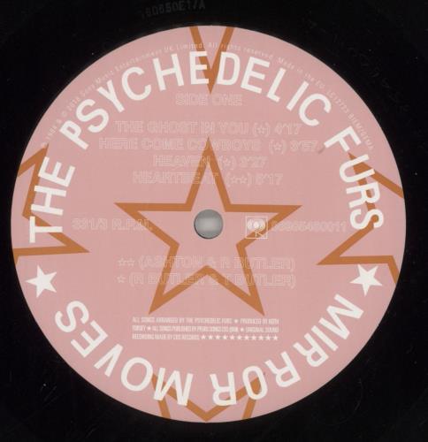 The Psychedelic Furs Mirror Moves - 180gm vinyl LP album (LP record) UK FURLPMI741387