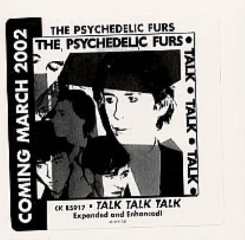 The Psychedelic Furs Talk Talk Talk CD album (CDLP) US FURCDTA216271