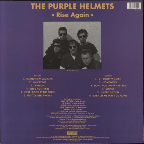 The Purple Helmets Rise Again vinyl LP album (LP record) UK TPHLPRI161654