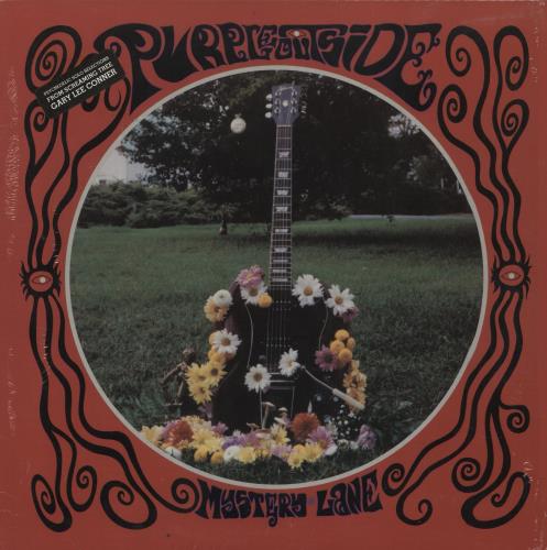 The Purple Outside Mystery Lane - Sticker + shrink vinyl LP album (LP record) US WV7LPMY856143