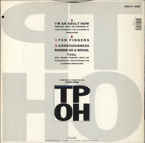 The Pursuit Of Happiness I'm An Adult Now - Warning sticker 12" vinyl single (12 inch record / Maxi-single) UK POH12IM855344