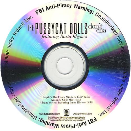 The Pussycat Dolls Don't Cha CD-R acetate US PYDCRDO405019