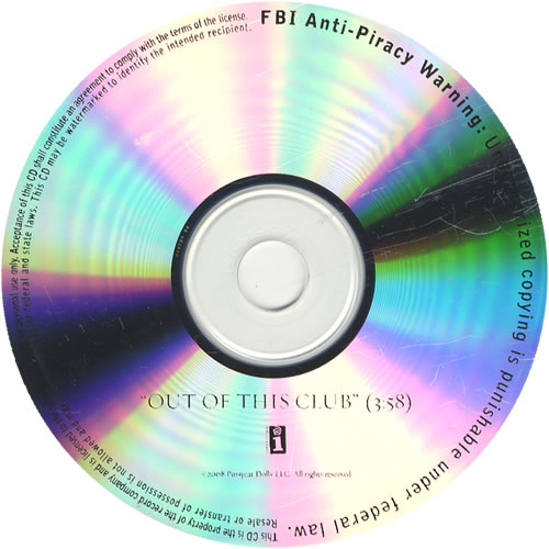 The Pussycat Dolls Out Of This Club CD-R acetate US PYDCROU454703