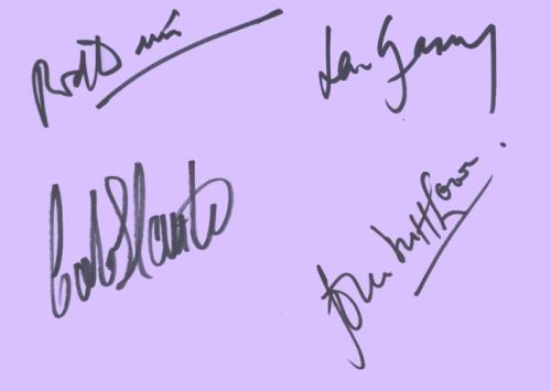 The Quarrymen Pages From Autograph Book memorabilia UK QYMMMPA601520