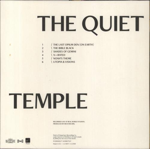 The Quiet Temple The Quiet Temple vinyl LP album (LP record) UK 8SVLPTH857544