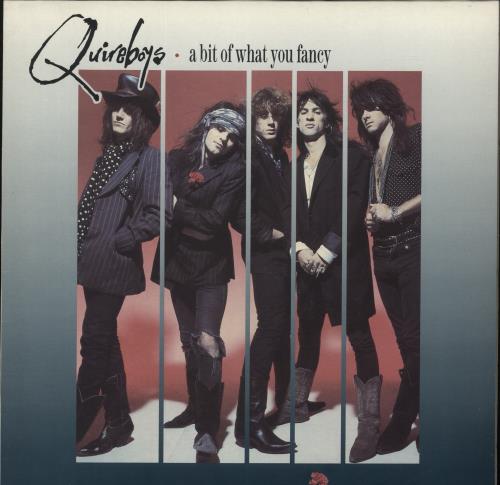 The Quireboys A Bit Of What You Fancy - EX vinyl LP album (LP record) UK QUILPAB869287