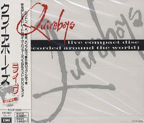 The Quireboys Live Compact Disc CD album (CDLP) Japanese QUICDLI322588