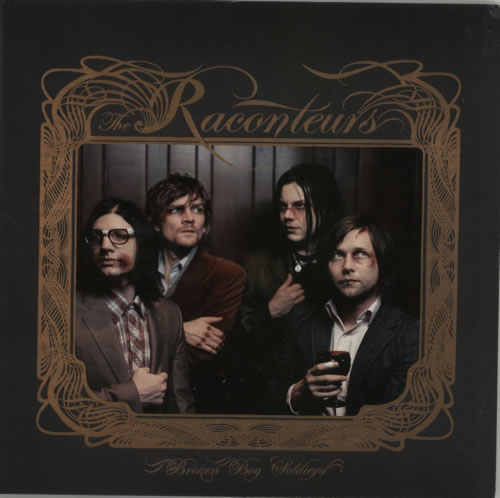 The Raconteurs Broken Boy Soldiers +Poster vinyl LP album (LP record) UK UR1LPBR621225
