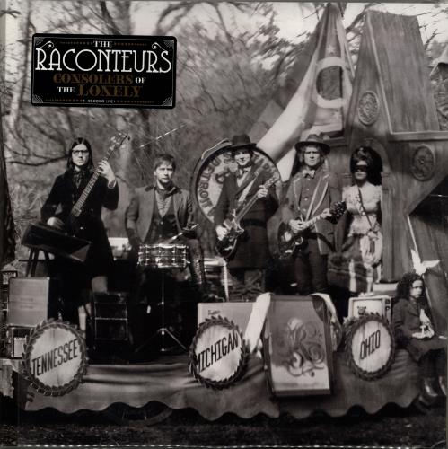 The Raconteurs Consolers Of The Lonely - 'K2' Brown Stickered 2-LP vinyl record set (Double LP Album) US UR12LCO462102