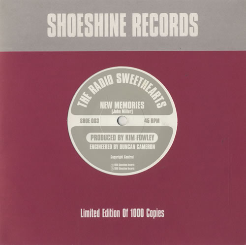 The Radio Sweethearts New Memories 7" vinyl single (7 inch record / 45) UK UOY07NE510452