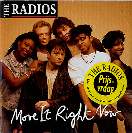 The Radios Move It Right Now CD single (CD5 / 5") Dutch W8ZC5MO627122