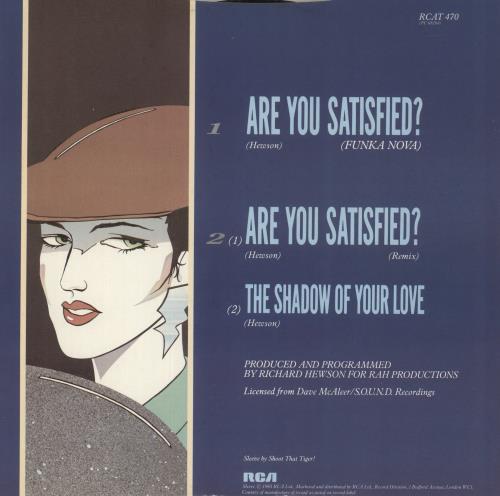 The Rah Band Are You Satisfied? 12" vinyl single (12 inch record / Maxi-single) UK RHB12AR868705