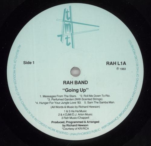 The Rah Band Going Up vinyl LP album (LP record) UK RHBLPGO666082