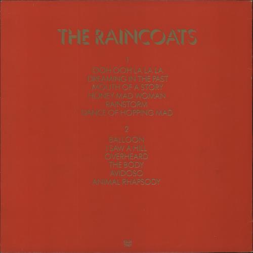 The Raincoats Moving vinyl LP album (LP record) UK RCTLPMO106147