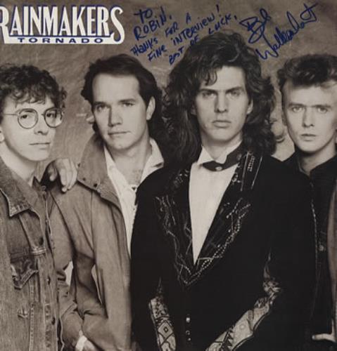The Rainmakers Tornado - Autographed! vinyl LP album (LP record) UK RA6LPTO311757