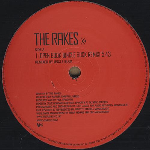 The Rakes (Indie) Open Book / Binary Love - Remixes 12" vinyl single (12 inch record / Maxi-single) UK TFW12OP376389
