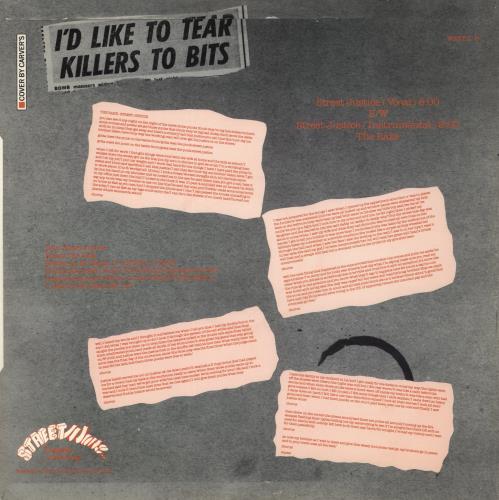 The Rake Street Justice 12" vinyl single (12 inch record / Maxi-single) UK XX612ST649782