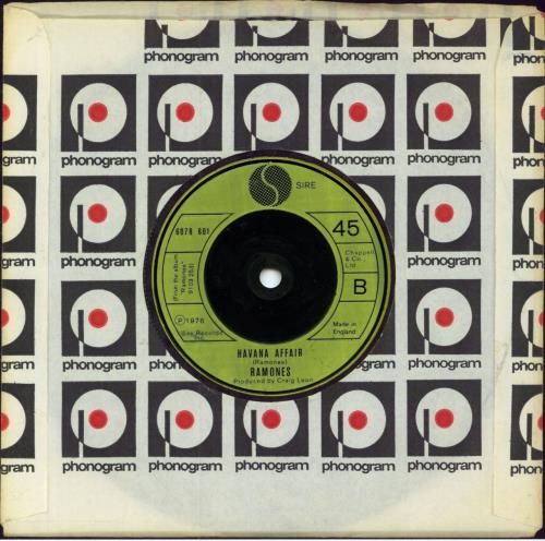 The Ramones Blitzkrieg Bop - Gold Label - EX 7" vinyl single (7 inch record / 45) UK RAM07BL799545