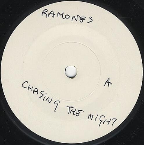 The Ramones Chasing The Night 7" vinyl single (7 inch record / 45) UK RAM07CH374052