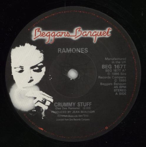 The Ramones Crummy Stuff - VG 12" vinyl single (12 inch record / Maxi-single) UK RAM12CR867417