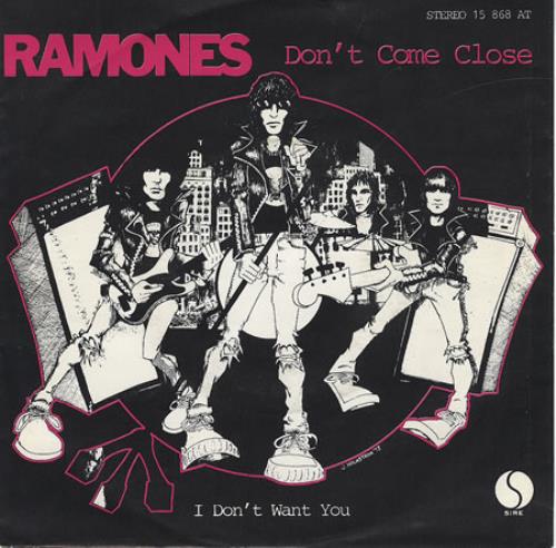 The Ramones Don't Come Close 7" vinyl single (7 inch record / 45) German RAM07DO354822