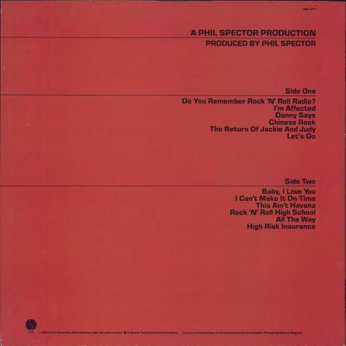 The Ramones End Of The Century - 2 Song Stickered vinyl LP album (LP record) UK RAMLPEN813079