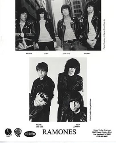 The Ramones Expanded Remasters Set 2 media press pack US RAMPPEX313240