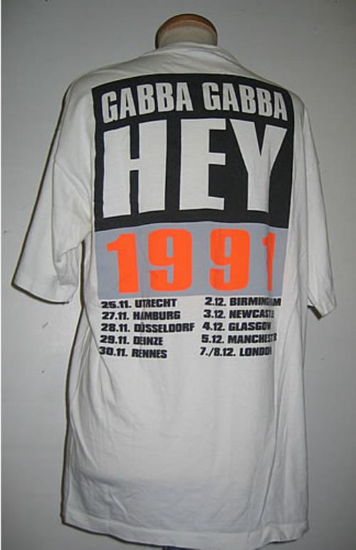The Ramones Gabba Gabba Hey t-shirt European RAMTSGA341271