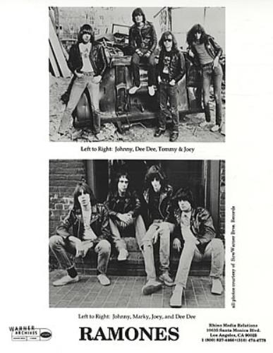 The Ramones Hey! Ho! Let's Go! media press pack US RAMPPHE142204
