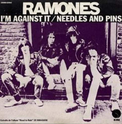 The Ramones I'm Against It 7" vinyl single (7 inch record / 45) French RAM07IM86082