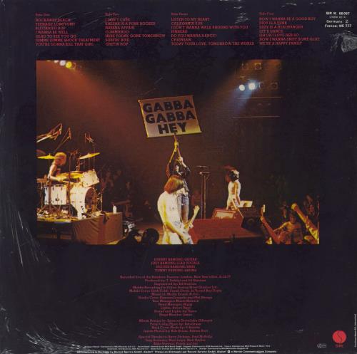 The Ramones It's Alive 2-LP vinyl record set (Double LP Album) German RAM2LIT154988