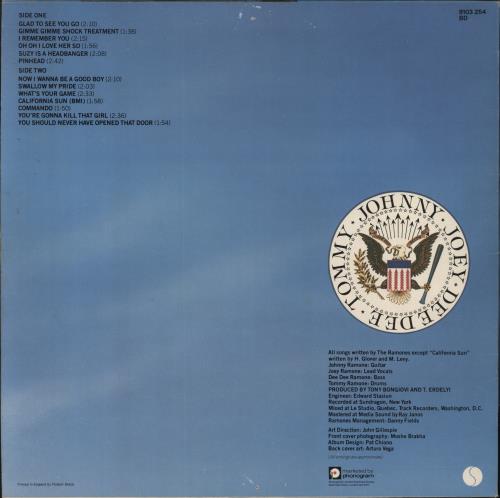 The Ramones Leave Home - 3rd vinyl LP album (LP record) UK RAMLPLE589514