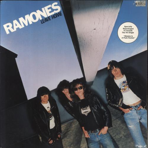 The Ramones Leave Home - EX vinyl LP album (LP record) US RAMLPLE850716