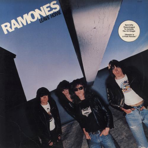 The Ramones Leave Home - VG vinyl LP album (LP record) US RAMLPLE860555