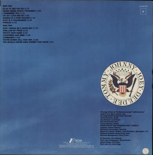 The Ramones Leave Home vinyl LP album (LP record) Portuguese RAMLPLE878826