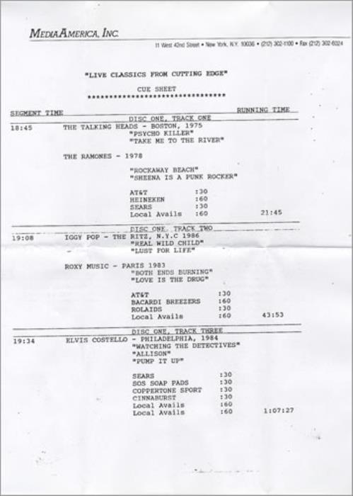 The Ramones Live Classics From Cutting Edge CD album (CDLP) US RAMCDLI277733
