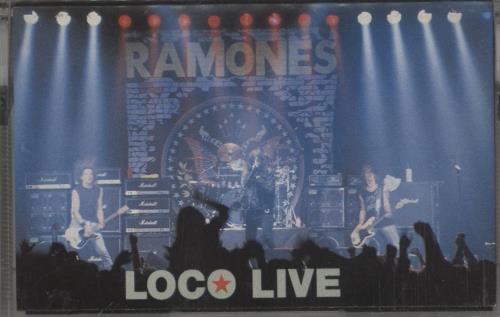 The Ramones Loco Live cassette album UK RAMCLLO863495