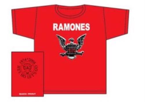 The Ramones Logo 74 T-Shirt - XL t-shirt UK RAMTSLO339036