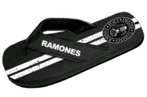 The Ramones Mens Logo Sandals - Large clothing UK RAMMCME330651