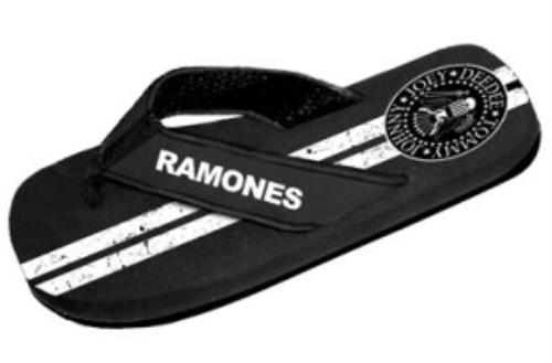 The Ramones Mens Logo Sandals - Medium clothing UK RAMMCME330650