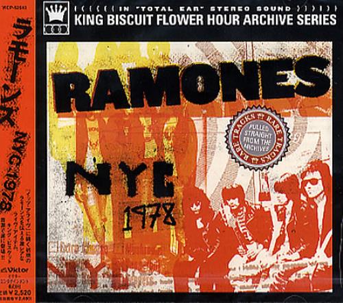 The Ramones NYC 1978 CD album (CDLP) Japanese RAMCDNY349052
