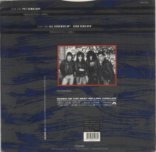 The Ramones Pet Sematary - VG 12" vinyl single (12 inch record / Maxi-single) UK RAM12PE868309