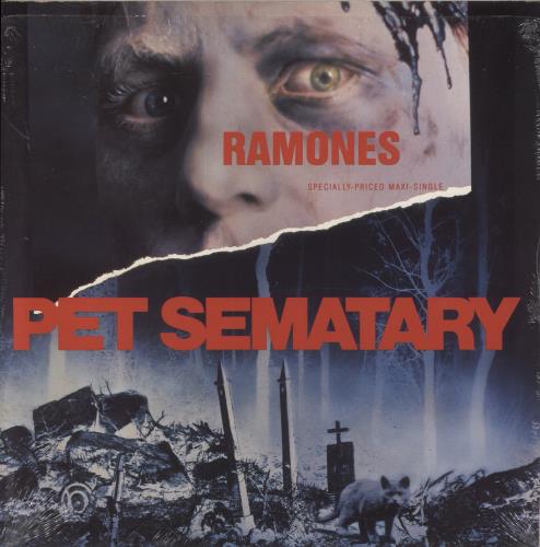 The Ramones Pet Sematary 12" vinyl single (12 inch record / Maxi-single) US RAM12PE862617