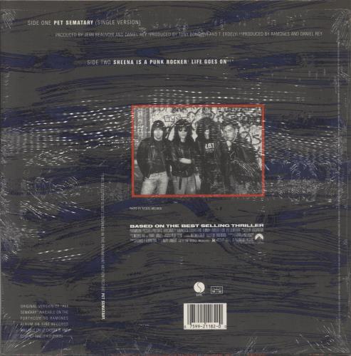 The Ramones Pet Sematary 12" vinyl single (12 inch record / Maxi-single) US RAM12PE862617
