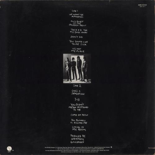 The Ramones Pleasant Dreams - VG vinyl LP album (LP record) US RAMLPPL860379
